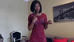 Ethiopian model angrily fucks white producer in interracial casting