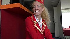 Oh wow, can you handle this monster black cock creampie in your skinny ass, pretty stewardess Monique Woods?