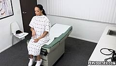 Perverted doctor Dorian Del Isla fucks petite patient Alexis Tae in office with hardcore masturbation and fingering