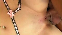 She's doing a wild double penetration soon and getting streams of cum on her lips!