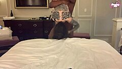 the fucking was legendary with tall tattooed babe in bdsm choking and wet interracial action