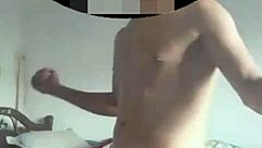 Hey, what's up with that latina dancing and pulling out all that cum?