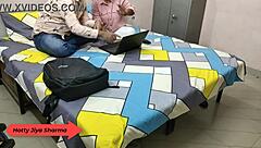 Hotty Jiya Sharma Gets Fucked Hard By Boyfriend In Hostel Room With Loud Moaning And Dirty Talk