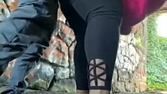 Raw Horny Black Cock Pounds Big Ass Outdoor