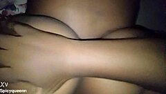 Black Mama Engages in Detailed Lesbian Tit Play With Intense Focus