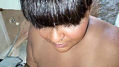 Intriguing Latina Milf Gets Massive Facial Cumshot in Outdoor Backyard Action