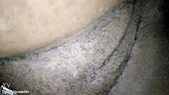 Black Mama Engages in Detailed Lesbian Tit Play With Intense Focus