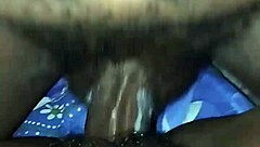 hey check out this hairy ebony college student getting creampie from boyfriend in missionary