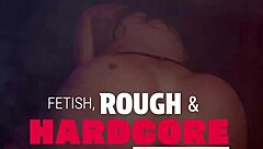 Hey, check out curvy goth Tiffany Nacke taking that massive cock in her juicy hairy pussy!