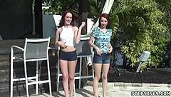 German Amateur Teen 18+ Loves Creampie In European Hardcore Group Action