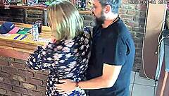 Caught wife cheating with pool guy on hidden cam in homemade voyeur video