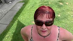 master pisses on submissive milf bitch and creampie fucks her clothed