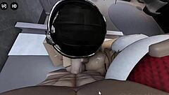 Are these two horny sluts from the game ready to fuck with huge cock in 3some part 1?