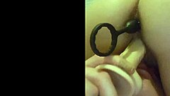 Babe Double Penetrated with Toys and Pussy Licked