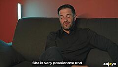 valentina nappi sucks and rides huge cock in ass with cum in stockings doggystyle blowjob