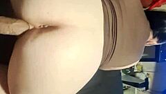 Why don't you watch this slut ride that massive black cock until it gapes and creampies her?