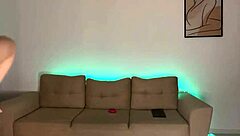 Blonde amateur uses dildo for first time anal fucking and blowjob. She gets facial cumshot and cum on face after masturbation and big black cock deepthroat.