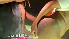 beale street parking garage creampie with black big ass amateur getting doggystyle pussy cum