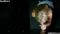 Rachel Takes Cumshot Number Eleven With Gloryhole Swallow And Cum On Face