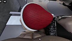 Are these two horny sluts from the game ready to fuck with huge cock in 3some part 1?