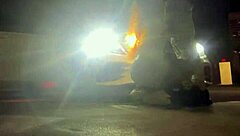 beale street parking garage creampie with black big ass amateur getting doggystyle pussy cum