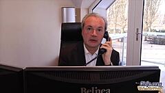 young secretary rides boss cock in office spreads legs for pussy fuck then sucks him off perfectly