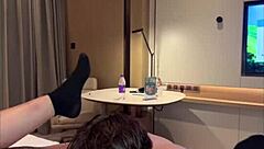 Asian guy licks pussy slowly then fucks with intense passion and screams. Humiliating POV action unfolds.