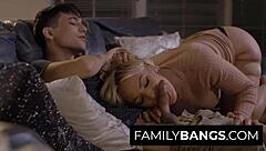 hey, check out how this son in law stuffs his new girlfriend's stepmom to prove fidelity with rachael cavalli and rick spanish