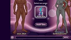 Getting Double Sucked by My Two New Bitches Gorilla and Kitten