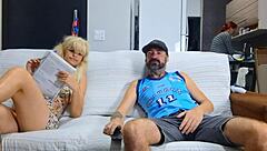 Teasing Brazilian amateur gets fucked hard during kitchen cleanup session.