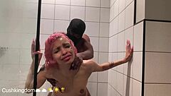 Michikomalandro Sucks BBC Then Gets Anal Fucked in Shower