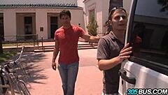 i can't resist fucking hot blonde brynn tyler outdoors in the car for cash