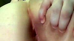 Riding dildo with open asshole