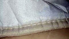 Pregnant at sixth month flashing belly and hair