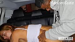 colega de trabalho me deu carona e fez eu pagar dando a buceta pra esse pau preto enorme