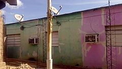 Neighbor can't resist staring at my big ass in short dress