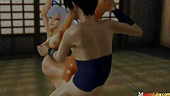 i enjoy this suntan girl in 3d hentai with big tits