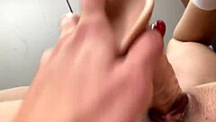 This young vixen explores her curves with a mirror leading to double creamy intense solo peaks