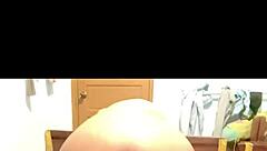 my authentic myanmar homemade session riding firmly on the bed