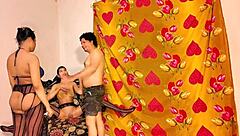 i love riding that big cock in cowgirl while getting my tight pussy fisted in this ffm threesome