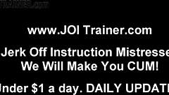 Hey, pull out your cock and beat it for me, okay? Ready to jerk off with this handjob joi in lingerie pov?