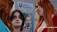 I caught my teacher with Lauren Phillips and Siri Dahl, so I asked Elias Cash to join the fun.