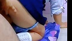 hey my professor offered me cash to clean his place after school but then we got into hardcore anal outdoors