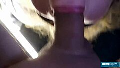 insatiable milf krayana chias gives amazing blowjobs in lingerie and stockings