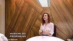 lo sceicco del kazzar 10. redhead skinny italian gets rimjob and anal assfucking with monster cock in casting interview.