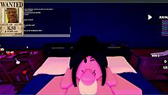 Hey, I just met this amazing goth girl in a Roblox condo roleplay session