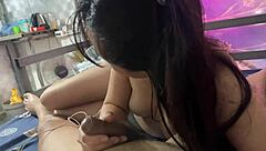 In a quiet moment, she explores with her favorite toy on a rainy afternoon.