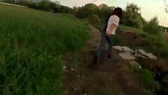 imagine a cute chubby latina nerd flashing her big natural tits outdoors for the first time