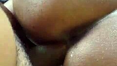 hey, how's that ebony pussy creaming from those intense backshots feel?