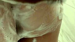 stepdaughter dared by friends to shower with bbc man and this happened. petite teen 18+ gets interracial fucking in wet shower with cumshot.